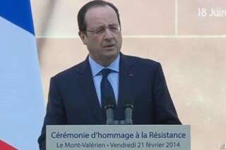 Hollande fait l'éloge de la Résistance et fait entrer quatre membres au Panthéon en 2015