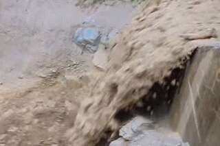 VIDEO. Coulée de boue impressionnante dans une montagne Suisse