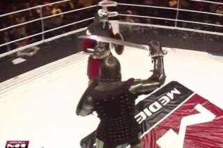 VIDÉO. M-1 Medieval: en Russie, des combats de chevaliers sur des rings de MMA