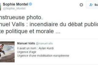 Pour justifier le dérapage de Marine Le Pen sur Twitter, des cadres du FN brandissent la photo du petit Aylan Kurdi