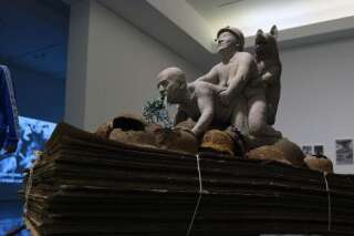 PHOTOS. Une sculpture de Juan Carlos fait polémique à Barcelone