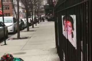 Un hommage à Bowie discret mais génial dans une rue de New York