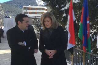 À Davos, le premier ministre grec partage avec Arianna Huffington ses espoirs sur l'avenir de son pays