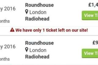 Les places de concerts de Radiohead s'arrachent à prix d'or en Grande-Bretagne