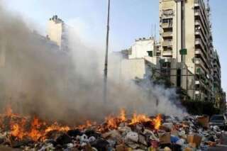 PHOTOS. Uber, la solution des Libanais submergés par leurs déchets pour effectuer le ramassage des ordures