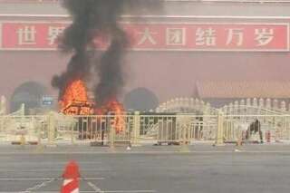 PHOTOS. Cinq morts et des dizaines de blessés place Tiananmen à Pékin