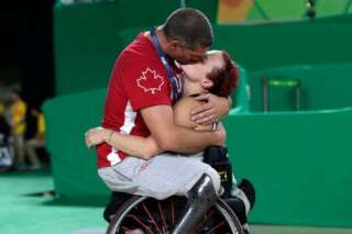 Le baiser à retenir des Jeux paralympiques de Rio 2016