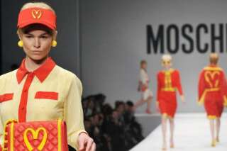 Fashion Week de Milan: Moschino et les ensembles McDo de Jeremy Scott