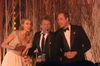 VIDÉO. Le prince William chante avec Bon Jovi et Taylor Swift
