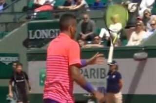 VIDÉO. Roland-Garros: face à Andy Murray, le jeune Nick Kyrgios perd ses nerfs et maltraite sa raquette