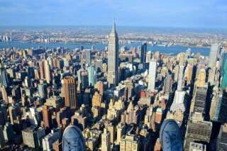 PHOTOS. La vue spectaculaire à partir d'un hélicoptère survolant Manhattan