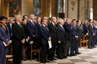 A défaut d'unité nationale, rassemblement de politiques à Notre-Dame de Paris pour une messe d'hommage