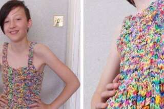 Une robe en Rainbow Loom affole les enchères sur Ebay
