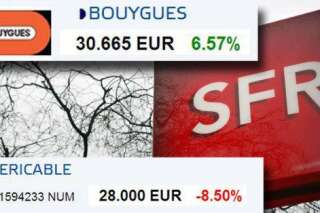 Rachat SFR: les marchés ont décidé qui de Bouygues ou Numericable a la meilleure offre