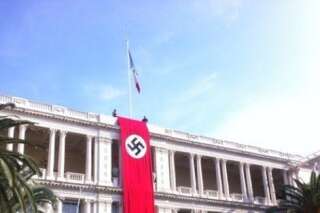 Ce drapeau nazi va flotter sur la préfecture de Nice (pour un film)