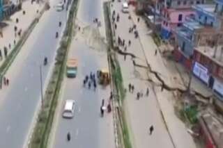 Une vidéo impressionnante de Katmandou filmée par un drone après le séisme au Népal
