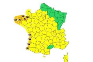Météo: alerte au vent et vagues-submersion dans 7 départements bretons et du Sud-Ouest