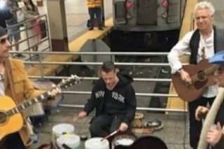 VIDÉO. U2 fait un concert surprise dans le métro de New York