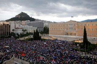 PHOTOS. Grèce : au moins 20.000 manifestants à Athènes en faveur du 