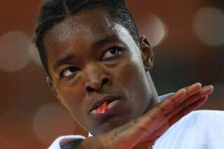 La judokate française Audrey Tcheuméo médaillée d'argent en -78 kg aux Jeux olympiques de Rio