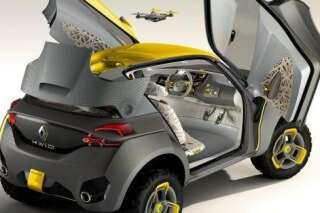 PHOTOS. Renault Kwid : la voiture survolée par un drone