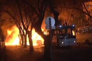 VIDÉO. Les images après un attentat à la voiture piégée à Ankara