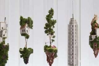 L'artiste Rosa de Jong réalise d'étonnantes maisons miniatures dans des tubes à essai