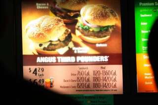 Afficher les calories dans les fast-food n'a pas d'impact sur le choix des clients