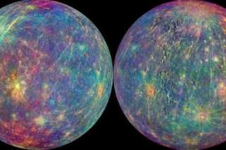 La NASA publie des photos inédites de la planète Mercure prises par la sonde Messenger