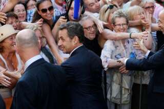 Revivez la folle visite de Nicolas Sarkozy à l'UMP pour un bureau politique de crise