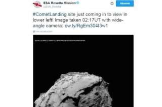 Les dernières photos prises par Rosetta avant de s'écraser sur Tchouri