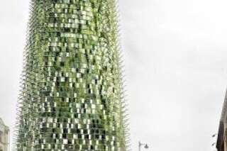PHOTOS. Un gratte-ciel organique dont la taille pourrait varier en fonction du recyclage de ses habitants
