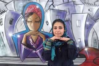PHOTOS. La première femme street artist en Afghanistan