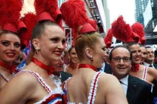 François Hollande s'offre un bain de foule à Broadway et... un repas de déchets