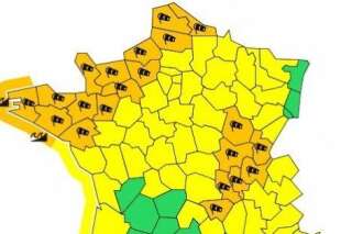 Météo, vents violents: 23 départements placés en vigilance orange