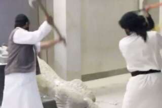 VIDÉO. Irak: des jihadistes de l'État islamique détruisent des sculptures pré-islamiques