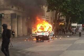 PHOTOS. Un véhicule de la RATP et deux Autolib incendiés à Paris