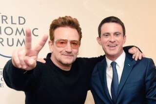 Manuel Valls s'affiche avec Bono à Davos après un 