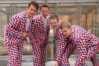 PHOTOS. Curling à Sotchi: L'équipe de Norvège est habillée pour l'hiver
