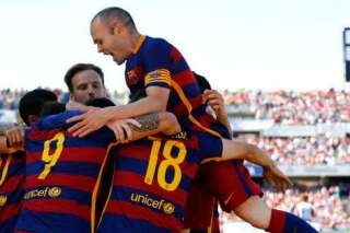 Le FC Barcelone champion d'Espagne devant le Real Madrid de Zidane