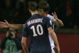 VIDÉO. Le bisou de Renato Civelli à Zlatan Ibrahimovic lors de PSG-Nice