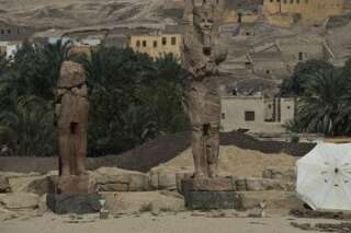 PHOTOS. Égypte : deux colosses d'Amenhotep III dévoilés