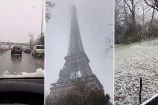 Avec ces images de Paris sous la neige, difficile de croire que le printemps est dans trois jours
