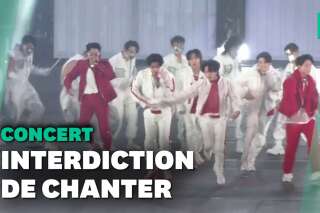 Au concert de BTS en Corée du Sud, le public n'avait pas le droit de chanter