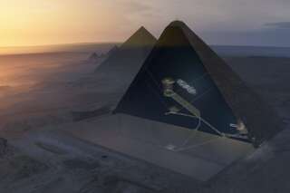 Dans la pyramide de Khéops, des chercheurs ont découvert un énorme 