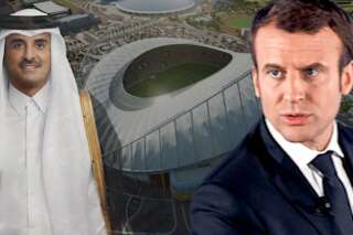 Au Qatar, Macron face à la délicate question du Mondial 2022 de football