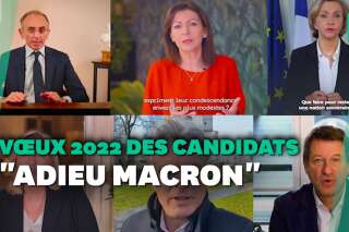 Dans leurs vœux pour 2022, les candidats ont tous leur manière de dire au revoir à Macron