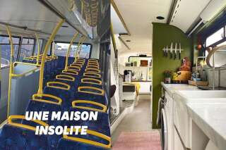 Ce couple a transformé un bus londonien en maison cosy