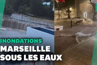 Météo à Marseille: les premières images des inondations dans la ville