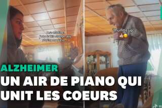 La musique a réuni cet homme de 93 ans atteint d'Alzheimer et sa petite fille